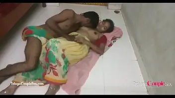 Telugu couple enjoying in room