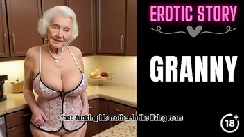 Granny Story Watching Stepfather Fucking Step Grandmother In The Kitchen Part 1