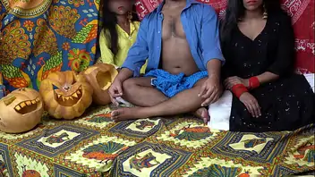 Desi mom and daughter changing clothes
