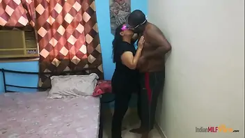 Indian aunty with teenager