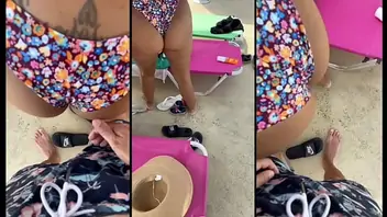 Round ebony titties bouncing on a dick